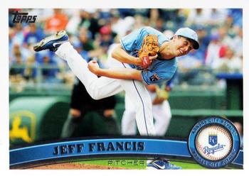2011 Topps Update #US71 Jeff Francis Front