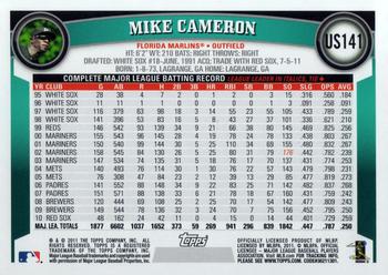 2011 Topps Update #US141 Mike Cameron Back