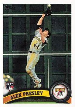 2011 Topps Update #US148 Alex Presley Front