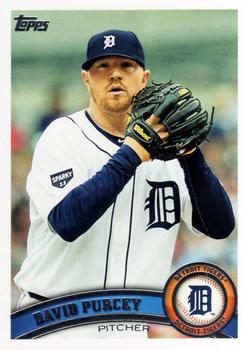 2011 Topps Update #US285 David Purcey Front