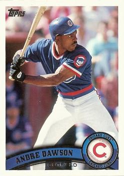 2011 Topps Update #US291 Andre Dawson Front