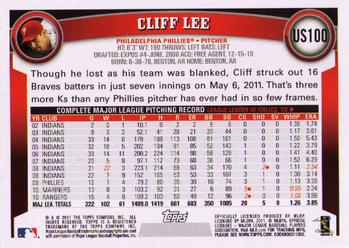 2011 Topps Update #US100 Cliff Lee Back
