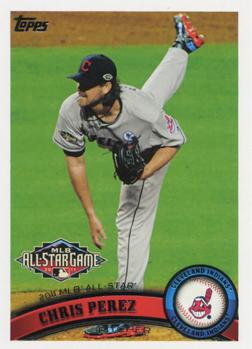 2011 Topps Update #US113 Chris Perez Front