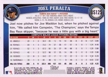 2011 Topps Update #US125 Joel Peralta Back