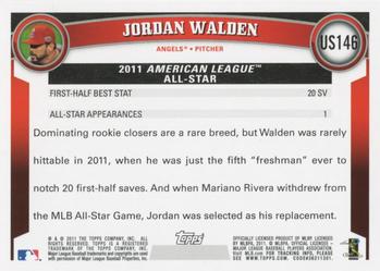 2011 Topps Update #US146 Jordan Walden Back
