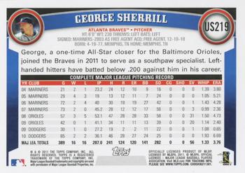 2011 Topps Update #US219 George Sherrill Back