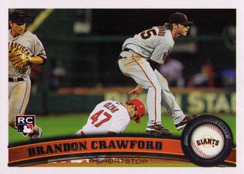 2011 Topps Update #US234 Brandon Crawford Front