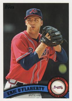 2011 Topps Update #US271 Eric O'Flaherty Front