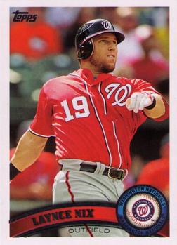 2011 Topps Update #US284 Laynce Nix Front