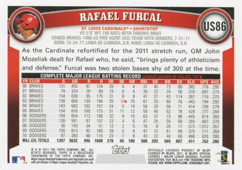 2011 Topps Update #US86 Rafael Furcal Back
