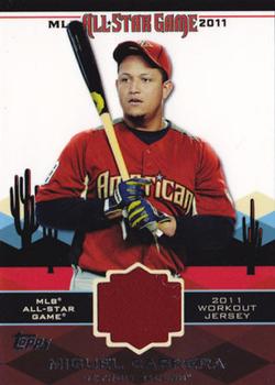 2011 Topps Update - All-Star Stitches #AS-23 Miguel Cabrera Front