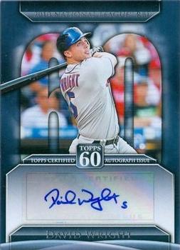 2011 Topps Update - Topps 60 Autographs #T60A-DW David Wright Front