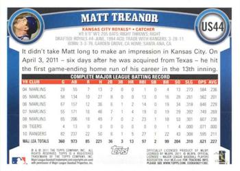 2011 Topps Update - Cognac Diamond Anniversary #US44 Matt Treanor Back