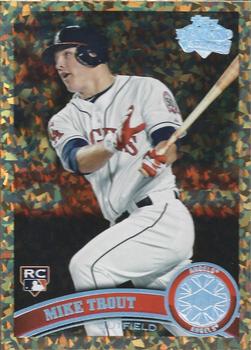 2011 Topps Update - Cognac Diamond Anniversary #US175 Mike Trout Front