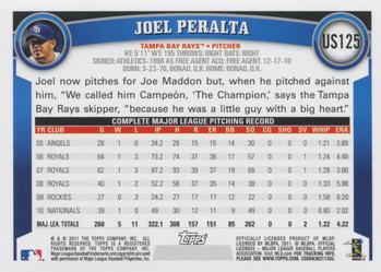 2011 Topps Update - Cognac Diamond Anniversary #US125 Joel Peralta Back