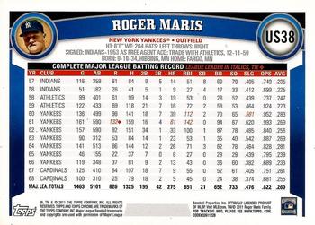 2011 Topps Update - Diamond Anniversary #US38 Roger Maris Back