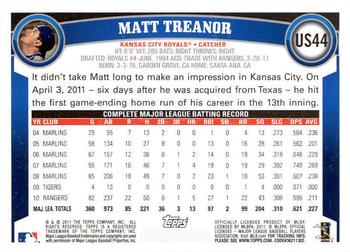 2011 Topps Update - Diamond Anniversary #US44 Matt Treanor Back