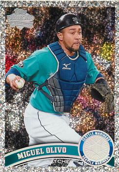 2011 Topps Update - Diamond Anniversary #US67 Miguel Olivo Front