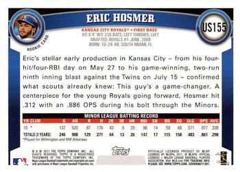 2011 Topps Update - Diamond Anniversary #US155 Eric Hosmer Back