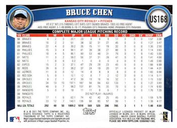 2011 Topps Update - Diamond Anniversary #US168 Bruce Chen Back