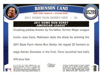 2011 Topps Update - Diamond Anniversary #US299 Robinson Cano Back