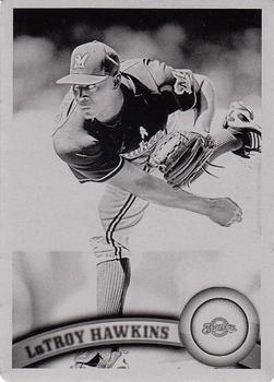 2011 Topps Update - Printing Plates Black #US283 Latroy Hawkins Front