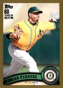 2011 Topps Update - Gold #US40 Brian Fuentes Front