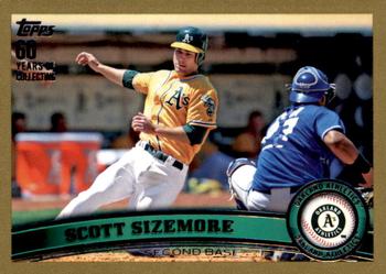 2011 Topps Update - Gold #US111 Scott Sizemore Front