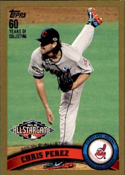 2011 Topps Update - Gold #US113 Chris Perez Front