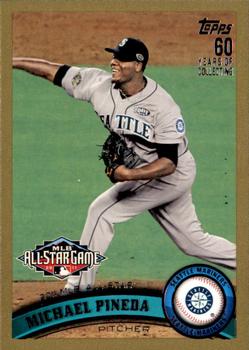 2011 Topps Update - Gold #US118 Michael Pineda Front