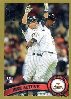 2011 Topps Update - Gold #US132 Jose Altuve Front