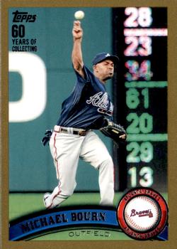 2011 Topps Update - Gold #US134 Michael Bourn Front