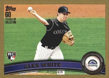 2011 Topps Update - Gold #US142 Alex White Front