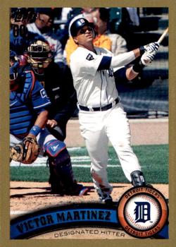 2011 Topps Update - Gold #US160 Victor Martinez Front