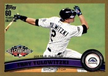 2011 Topps Update - Gold #US162 Troy Tulowitzki Front