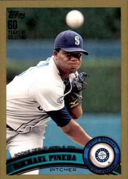 2011 Topps Update - Gold #US179 Michael Pineda Front