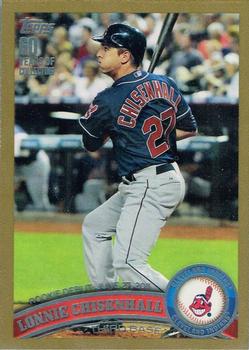 2011 Topps Update - Gold #US193 Lonnie Chisenhall Front