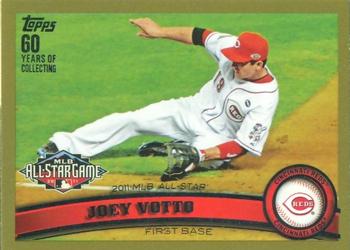 2011 Topps Update - Gold #US195 Joey Votto Front