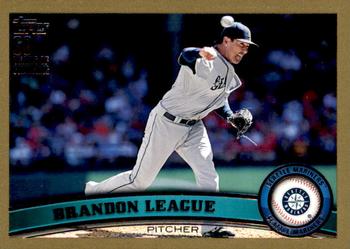 2011 Topps Update - Gold #US197 Brandon League Front