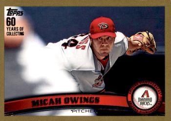 2011 Topps Update - Gold #US199 Micah Owings Front
