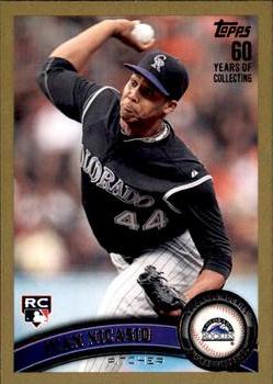 2011 Topps Update - Gold #US203 Juan Nicasio Front