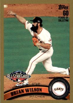 2011 Topps Update - Gold #US204 Brian Wilson Front