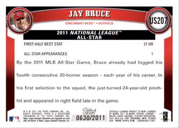 2011 Topps Update - Gold #US207 Jay Bruce Back