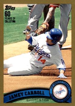 2011 Topps Update - Gold #US221 Jamey Carroll Front