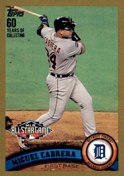 2011 Topps Update - Gold #US230 Miguel Cabrera Front