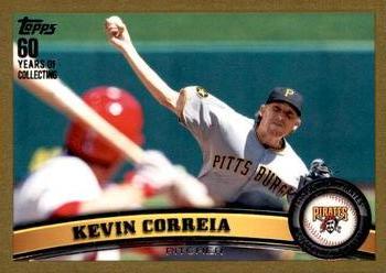2011 Topps Update - Gold #US245 Kevin Correia Front