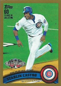 2011 Topps Update - Gold #US249 Starlin Castro Front