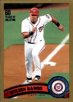 2011 Topps Update - Gold #US295 Wilson Ramos Front