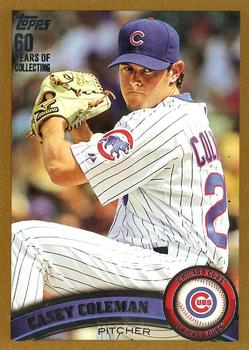 2011 Topps Update - Gold #US307 Casey Coleman Front