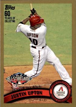2011 Topps Update - Gold #US316 Justin Upton Front